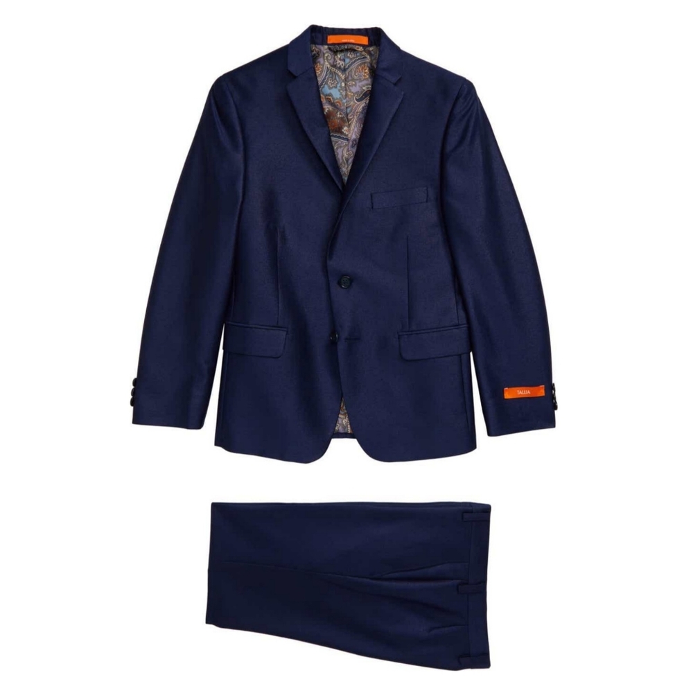 Tallia Solid Nested Skinny Fit Two-Piece Suit (Big Boy)